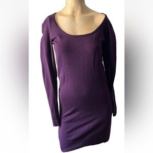 French Connection Women Long Sleeve Stretch Bodycon Jersey Midi Dress  Size 8